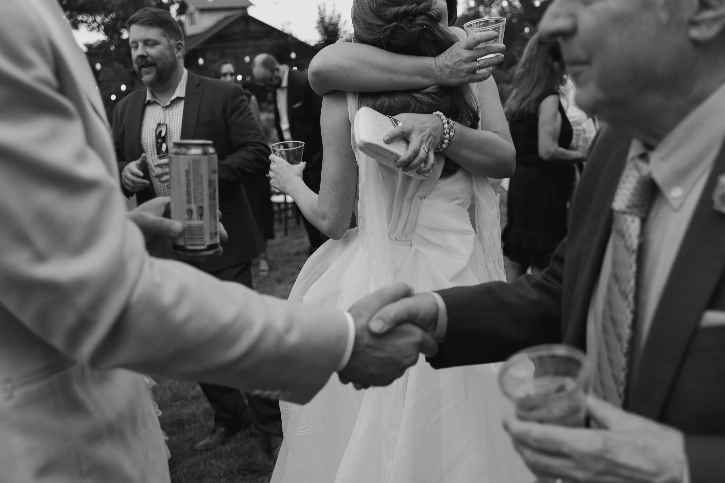 candid moments during cocktail hour