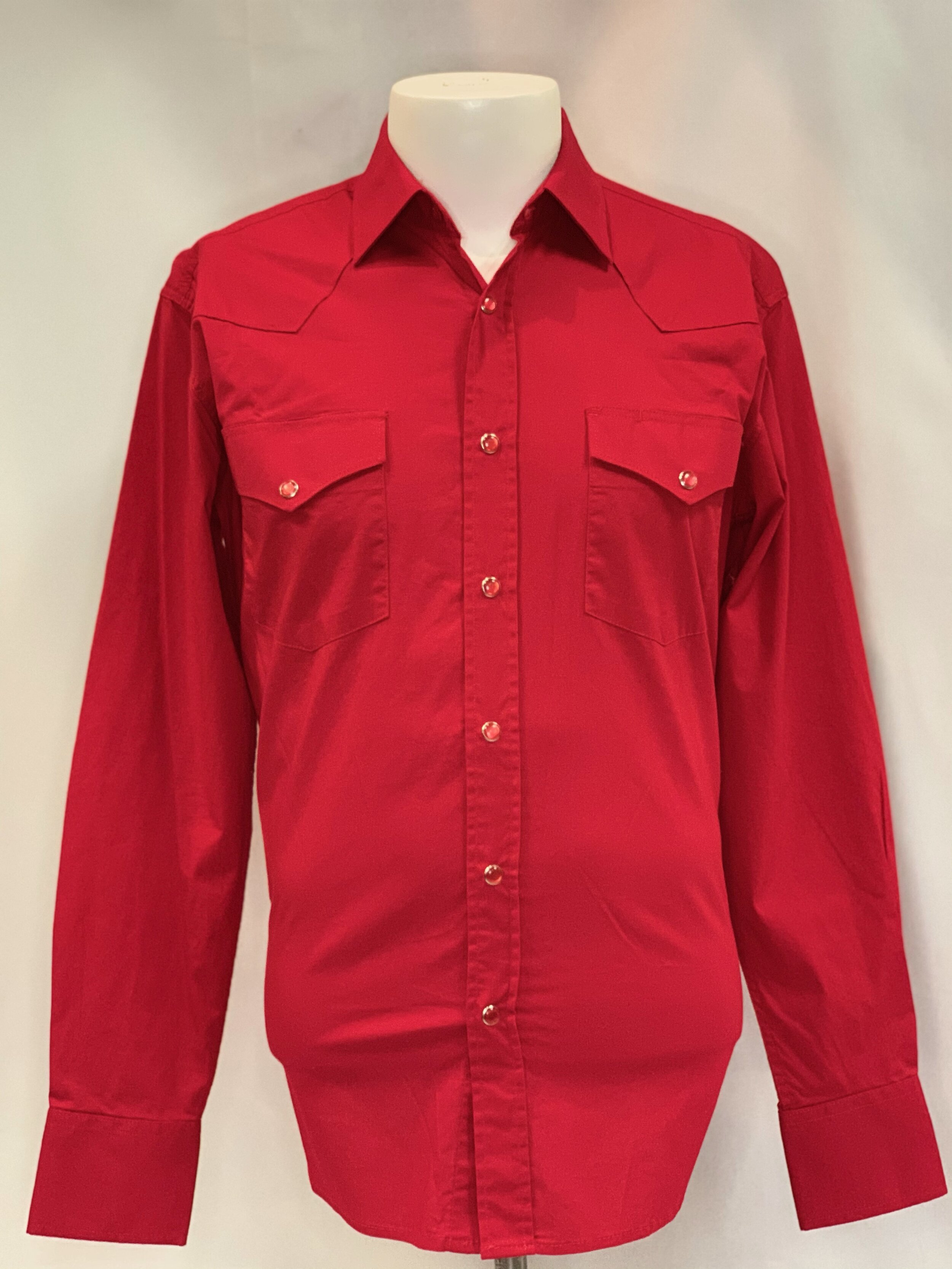 Patroncito Solid Color Long Sleeve - Red