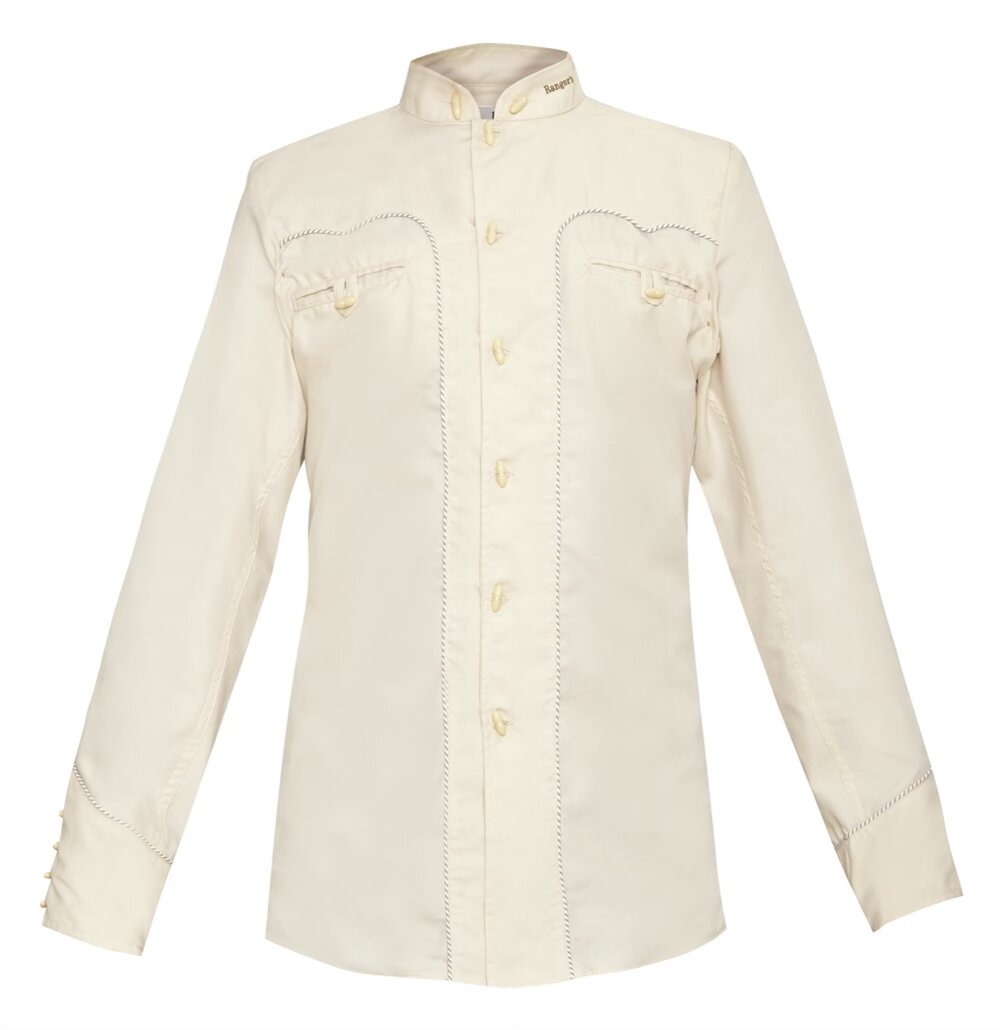 Ranger Classic Pipping Detail Shirt - Beige