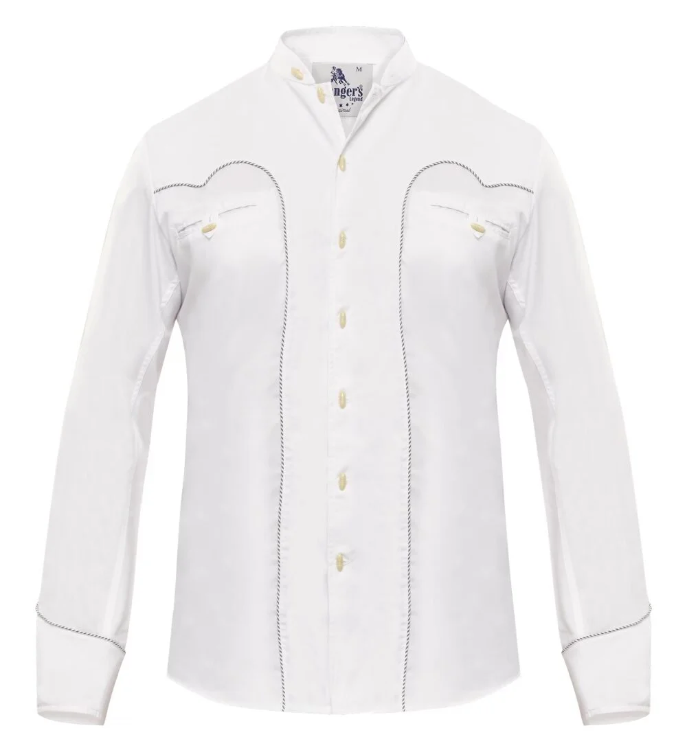 Ranger Classic Pipping Detail Shirt - White
