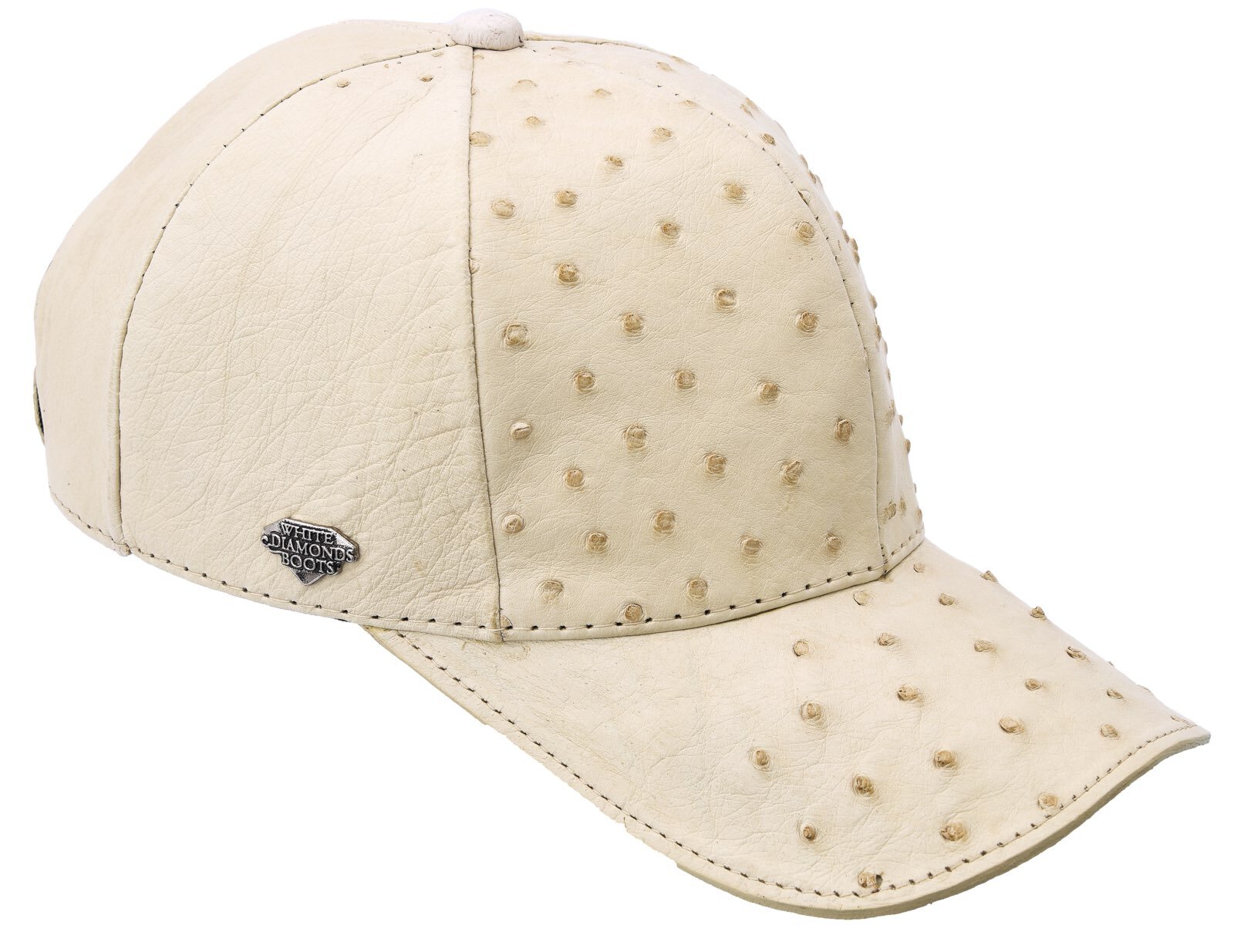 Ostrich Baseball Cap - Winter White