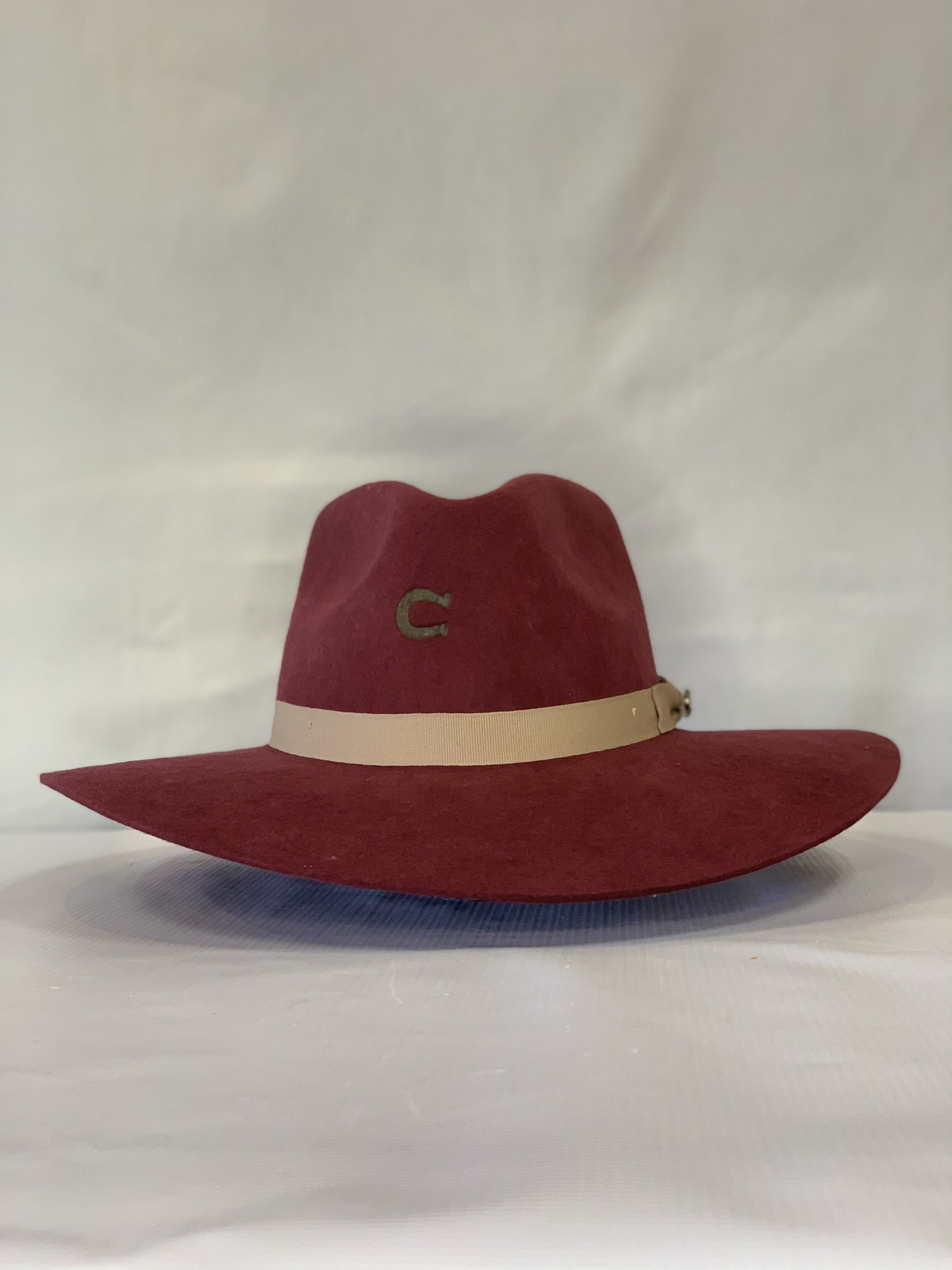 Women’s Highway Wool Hat - Burgundy