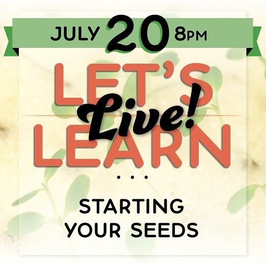 If you didn't get a chance to join us on the LIVE feed Tuesday night, definitely watch the recording and pick up some tips on what kind of lights to get for your systems and plant goals, as well as how to best set up your lights. ⁠⁠
⁠⁠
Speaking of th