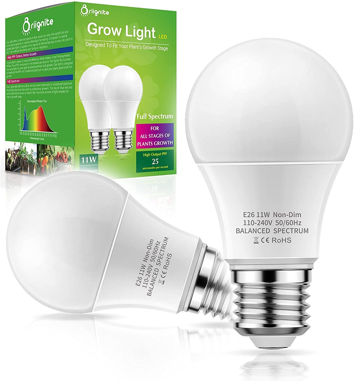 Briignite 11w Bulb 2-pack — Grow Thyme Hydroponics & Supply