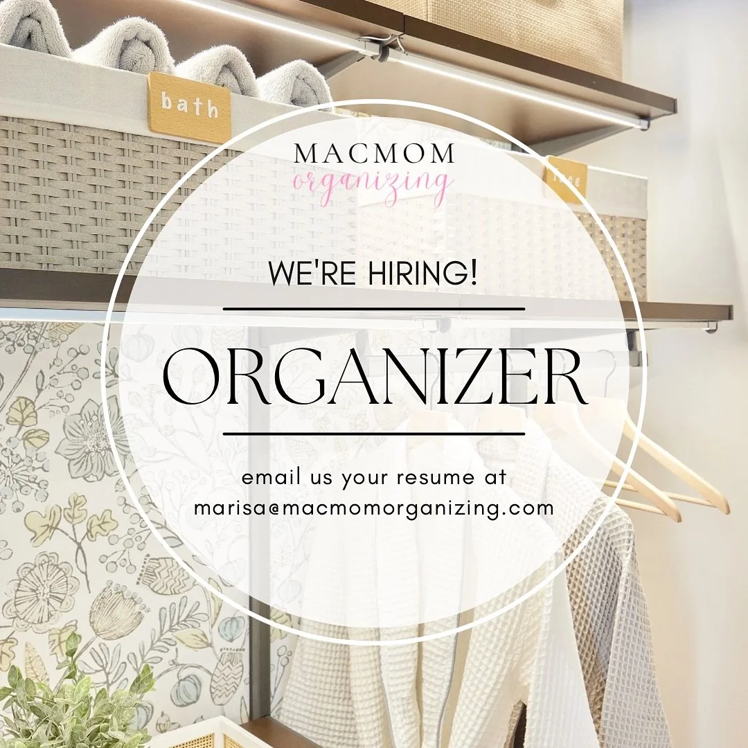 We&rsquo;re Hiring! 💼🩷

The MACMOM team is growing &mdash; and we&rsquo;re looking for a part-time organizer to join our crew!

If you love creating functional, beautiful spaces and want to be part of a fun, fast-paced team, we&rsquo;d love to hear