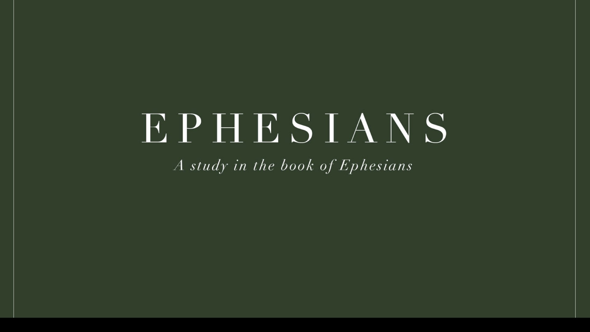 This Mystery is Profound, Christ and His Church - Ephesians 5:22-4