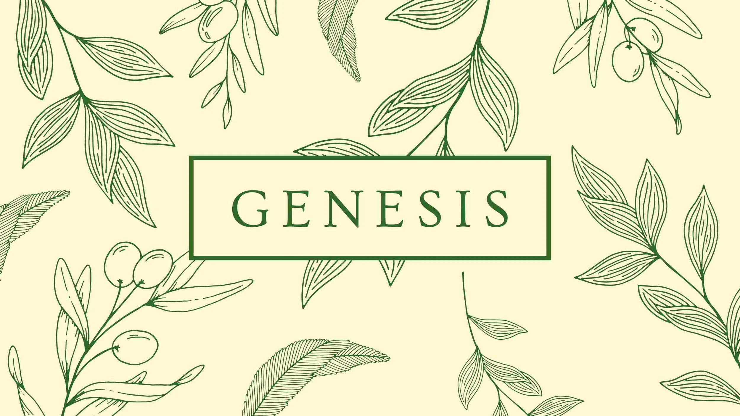 God Forms and Fills the World and it is Good - Genesis 1:3-25