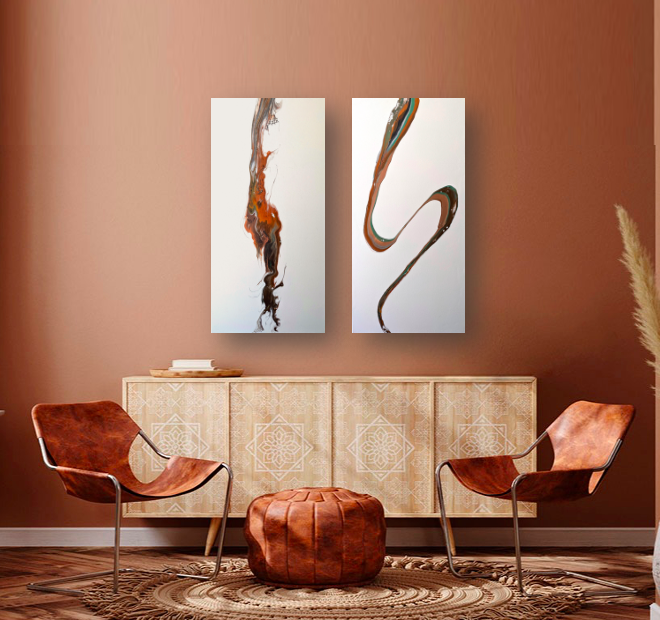 jive I and II 
15"x30" gallery canvas 
Message me for price
