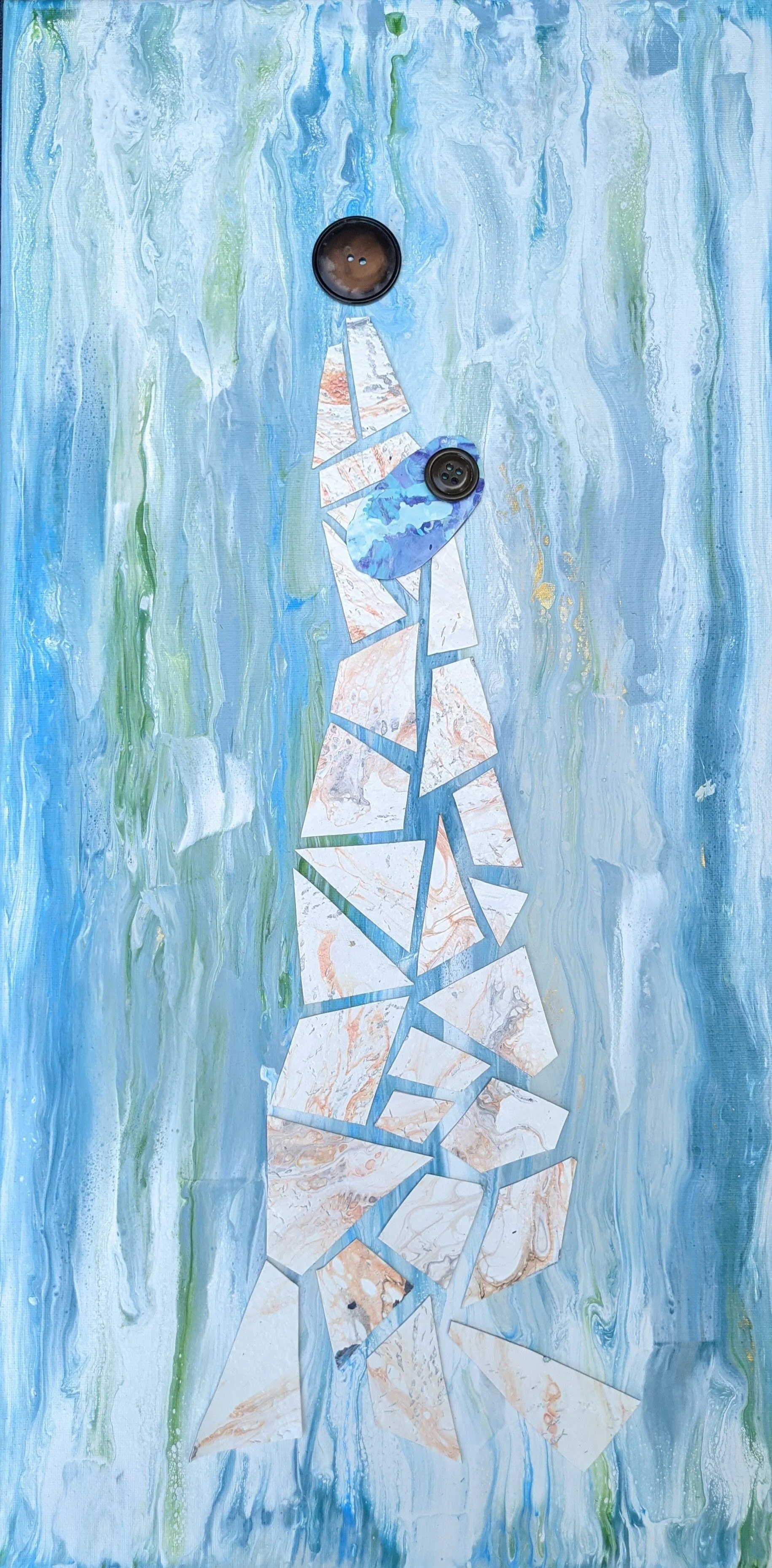 relate III 
12"x24"  
 On display at Distant Worlds Coffeehouse