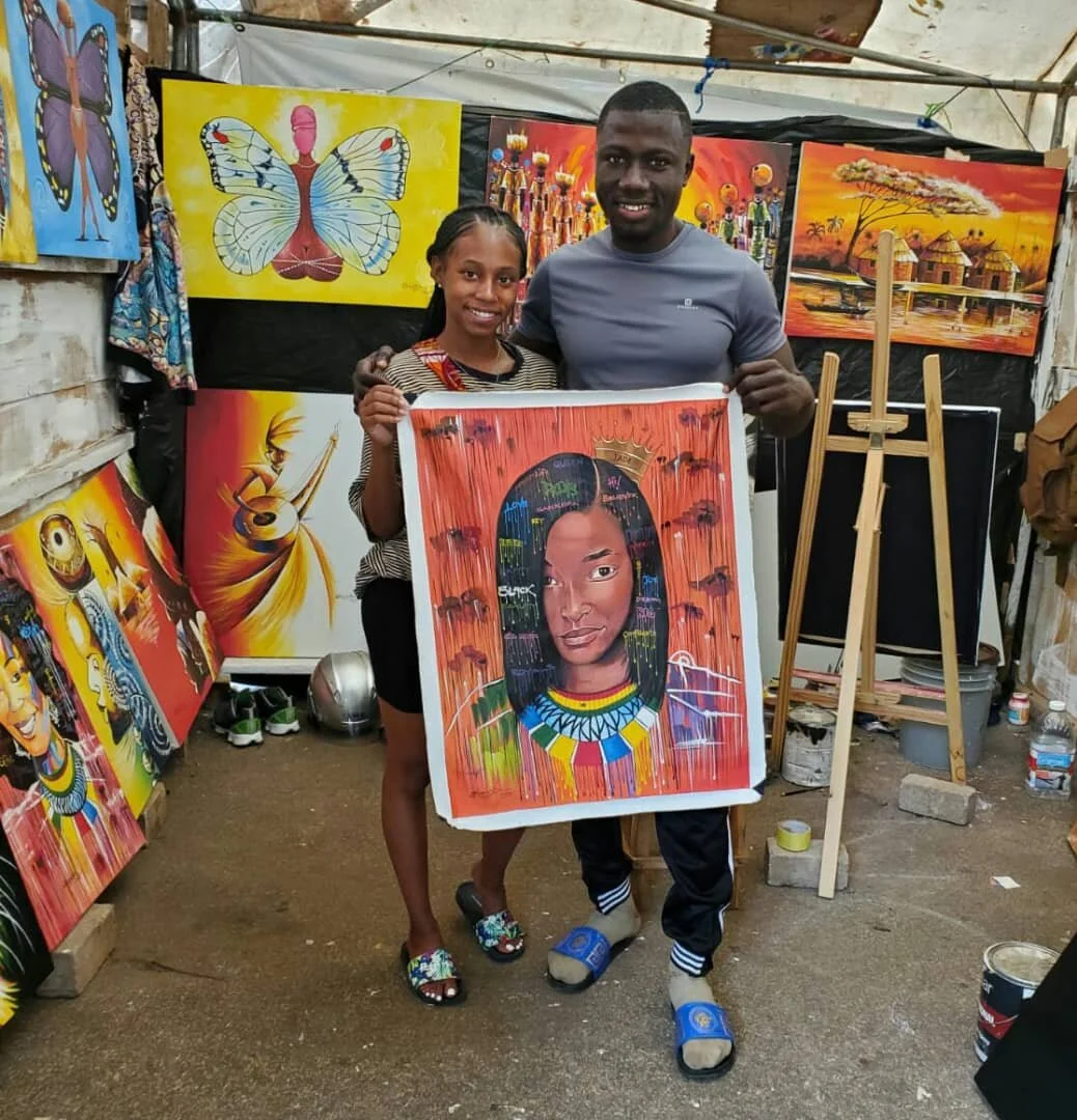  Alex (painter) painted my little sister, Jade.   