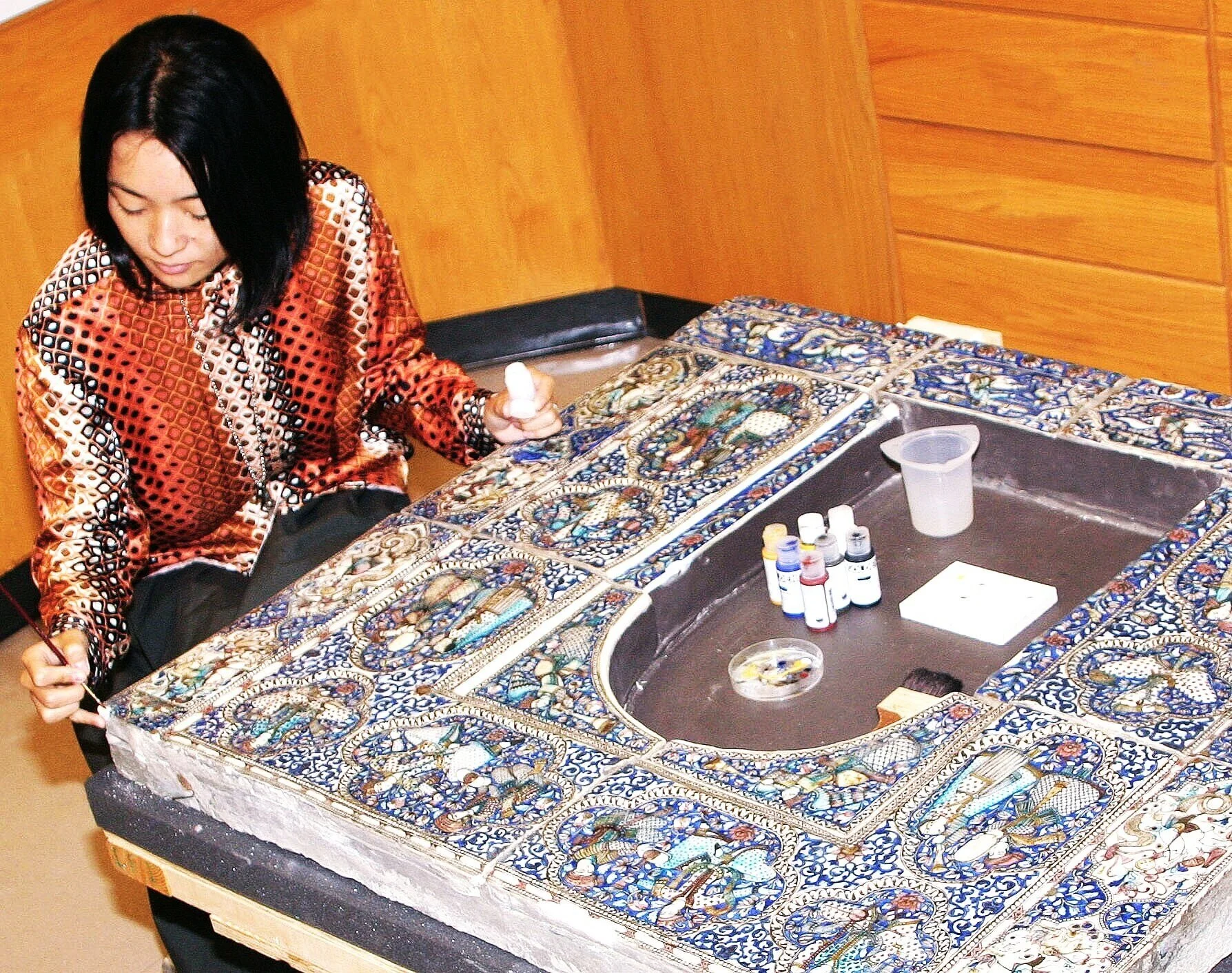 high quality museum ceramic restoration Kintsugi glass crystal wabi