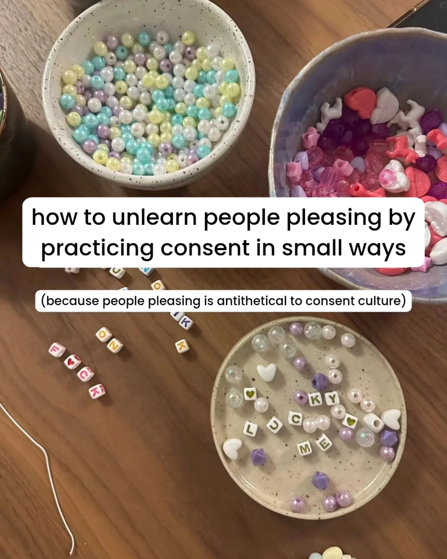 people pleasing is a survival mechanism that helped many of us minimize rejection and/or punishment.

but it gets in the way of cultivating intimate relationships as it requires being dishonest with oneself and our people. 

practicing honesty and ex