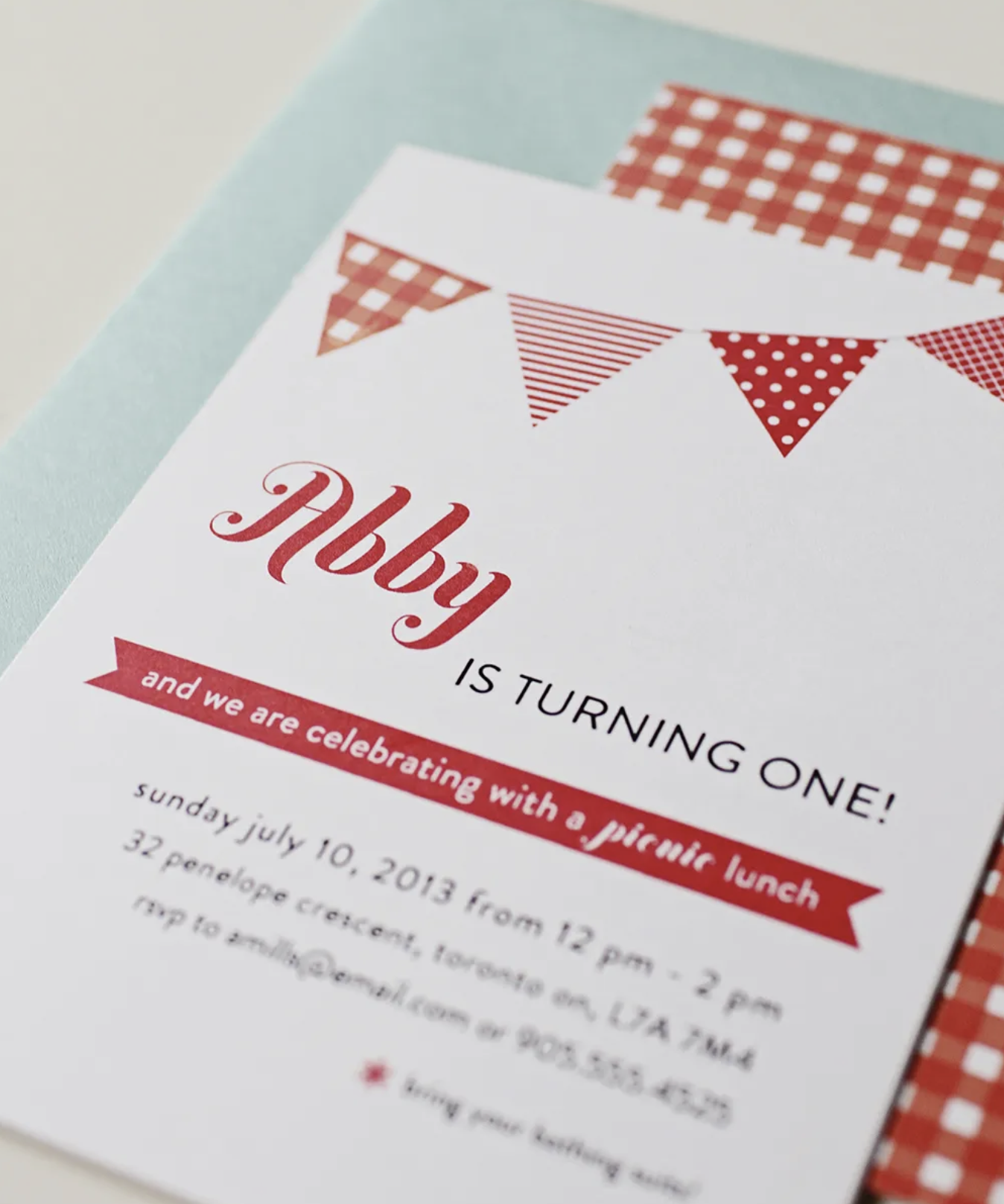 Paper Source envelope colours: Pool or Red