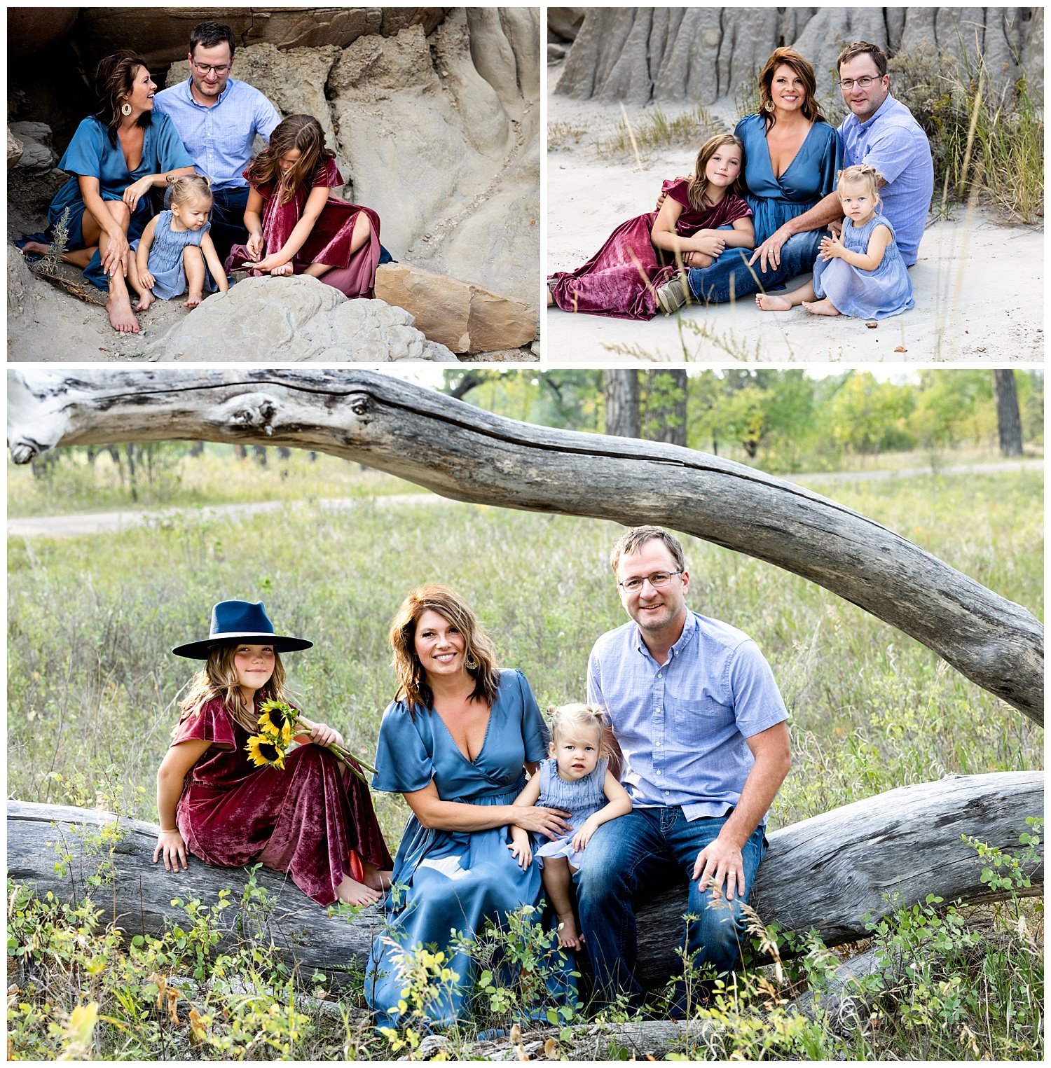 Outdoor family session wardrobe styled by Style and Select.