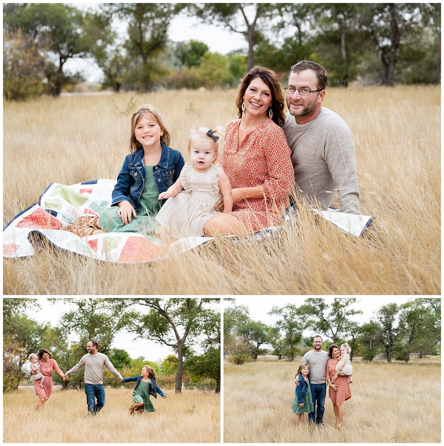 Family styled by Style and Select for their family session in Williston, North Dakota.