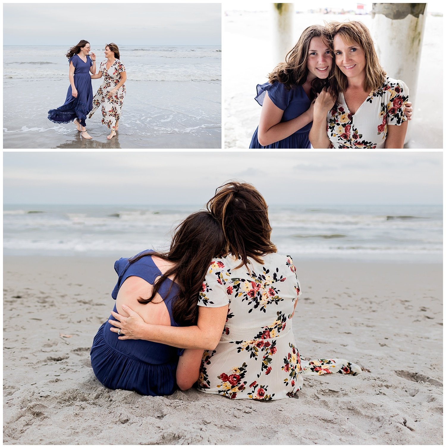 Motherhood beach session styled by Style and Select.
