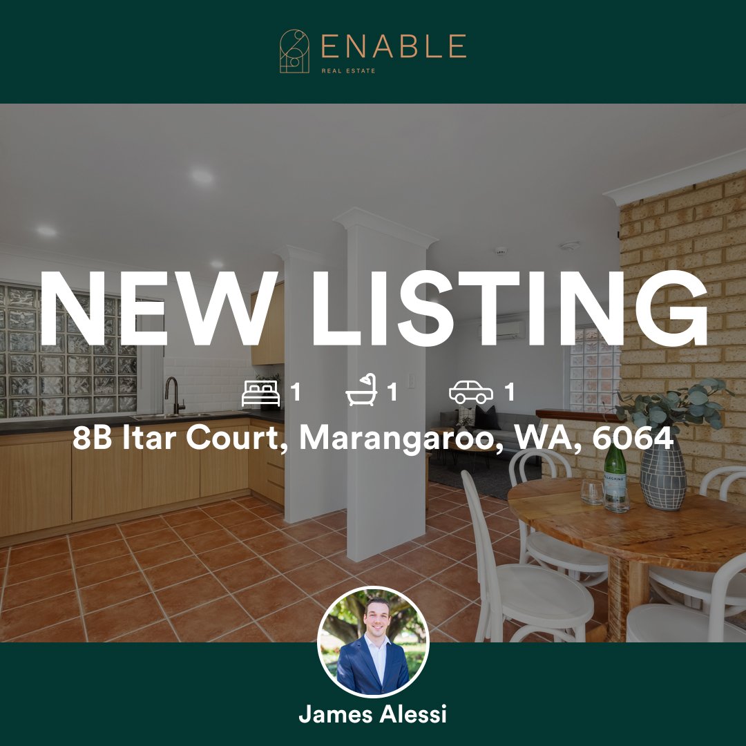 🛌 1 🛀 1 🚘 1
📍 8B Itar Court, Marangaroo, WA, 6064

Our agent&rsquo;s latest listing on RateMyAgent



...
#ratemyagent #realestate #Enable_Real_Estate__Salter_Point
