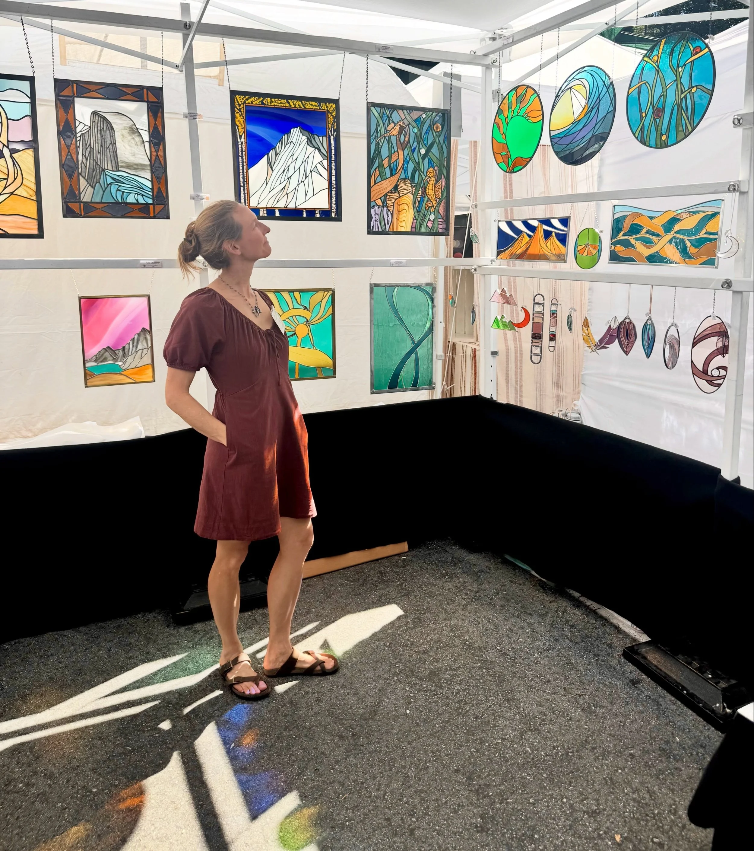 @kings_mountain_art_fair Best Ever! ⭐️The greatest neighborhood of artists, volunteers and art patrons I&rsquo;ve ever spent the weekend with! I had so much fun hanging out, talking art, swapping stories, and going to bed bone tired every night. Than