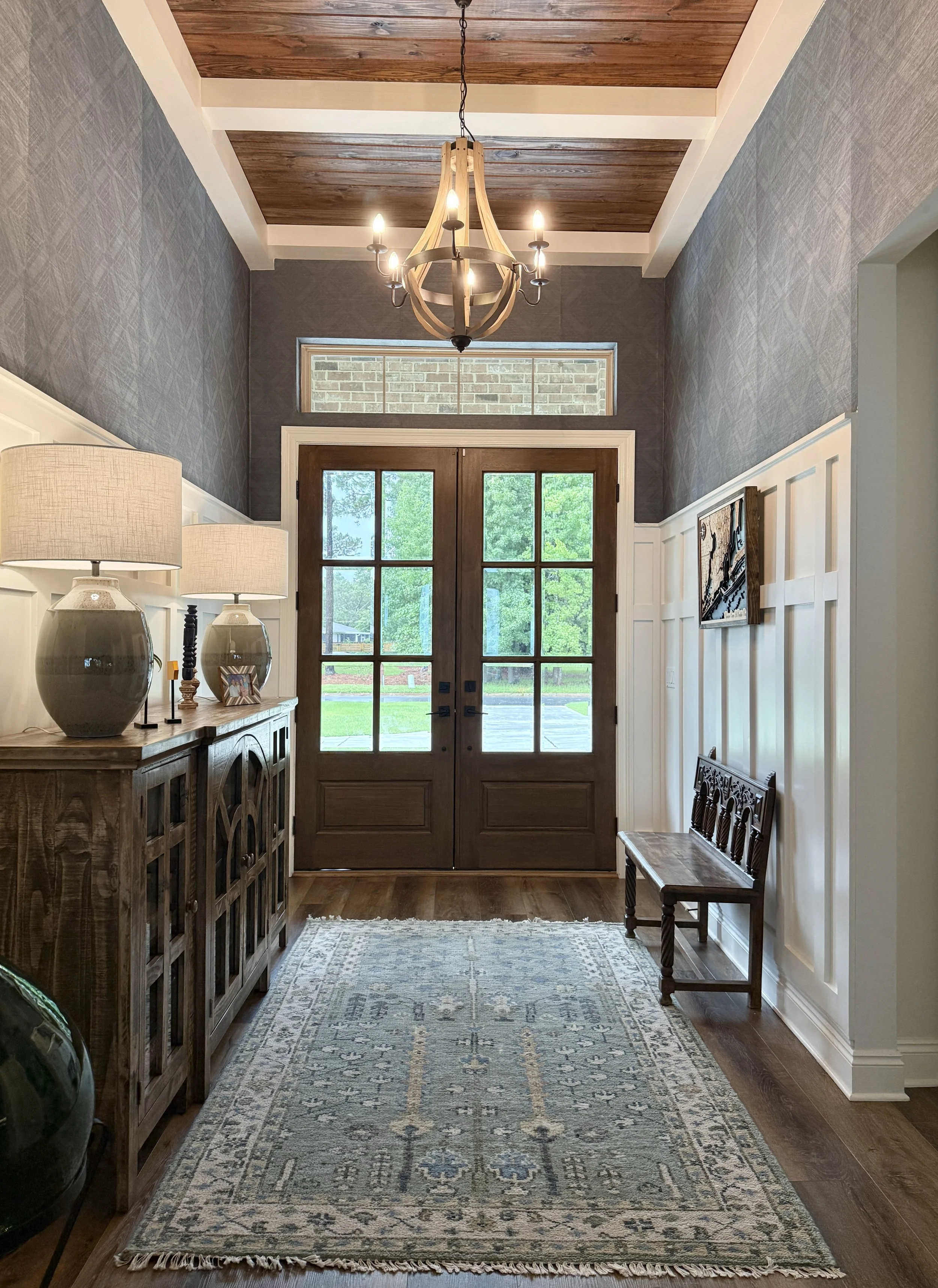 Rustic &amp; Refined Entry