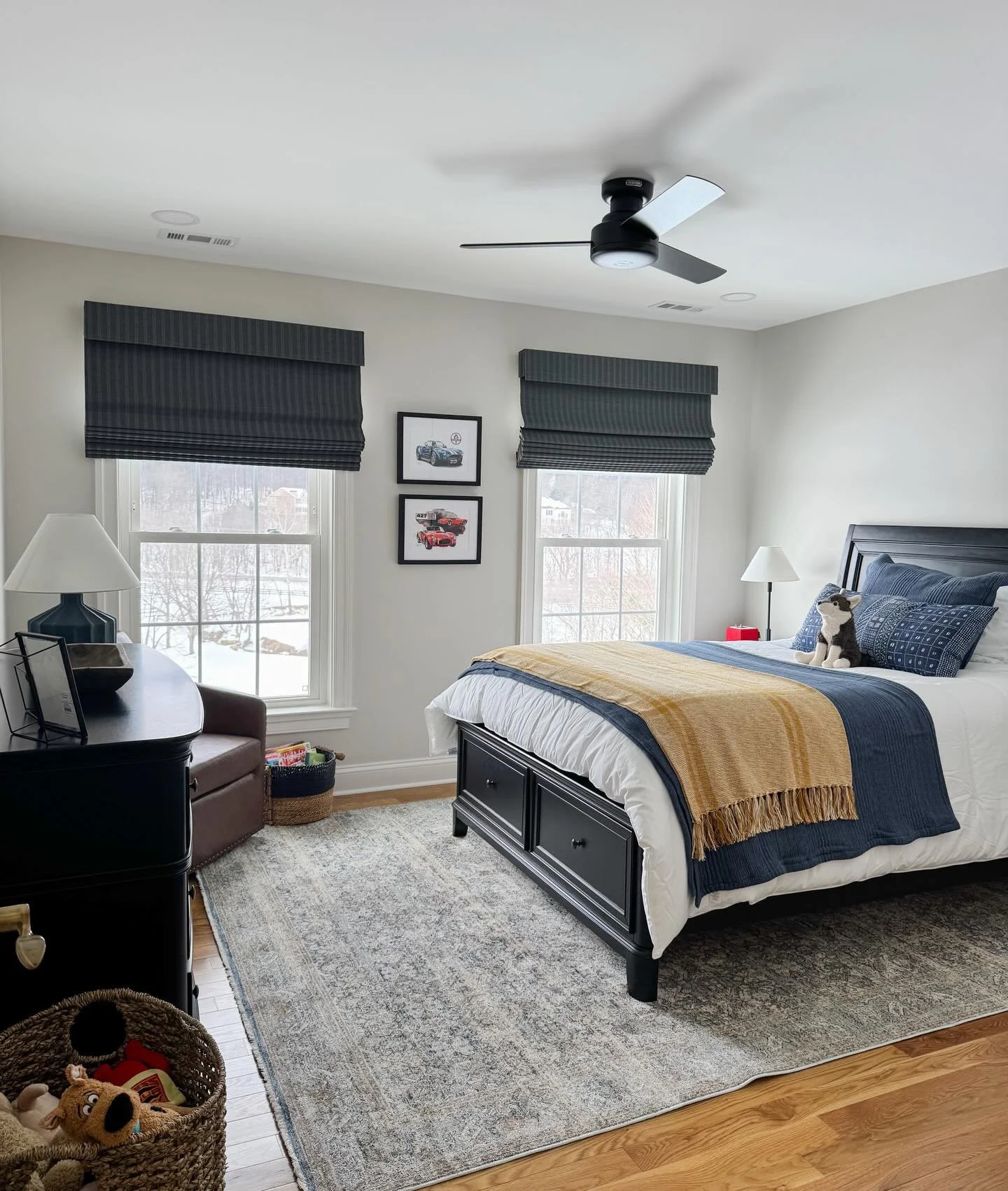 Loving how this sweet boy&rsquo;s bedroom turned out. It&rsquo;s a room to grow in, imagine from, and retreat to after a day of big ideas and energy. 

#boysbedroomdecor #kidsroomdecor #bedroomideas #marylandinteriordesigner