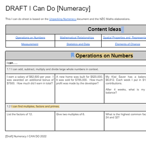 NCEA Numeracy — MathsLink