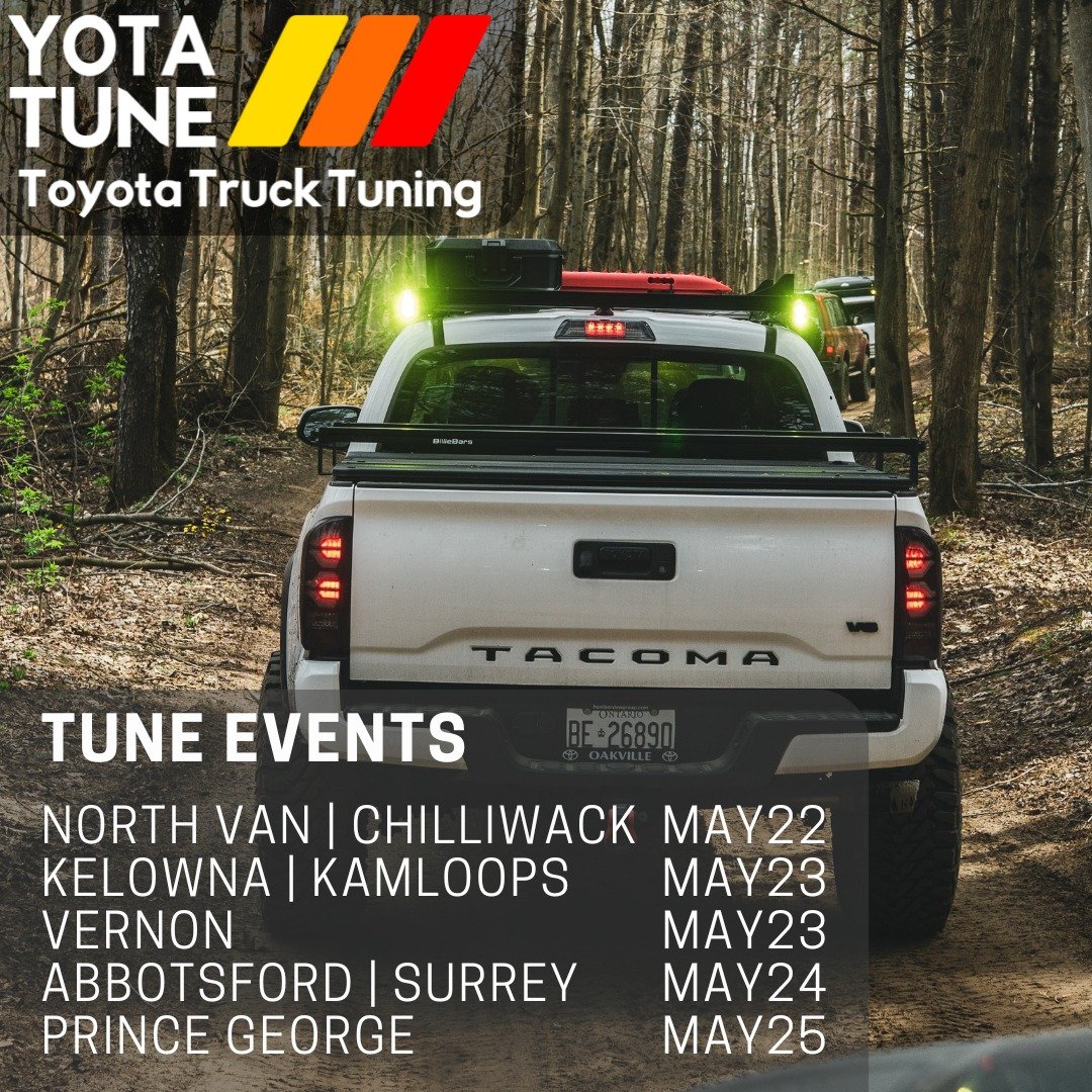 Get the your Toyota and Lexus tuned!

Book your tuning appointment today!
https://www.yotatune.com/book-a-tune-time

DM for details!

Supported Vehicles:
&bull; 2.4L Turbo - Tacoma⏐ 4Runner
&bull; 3.5L - Tacoma ⏐ Camry ⏐ Highlander
&bull; 2.7L - Taco