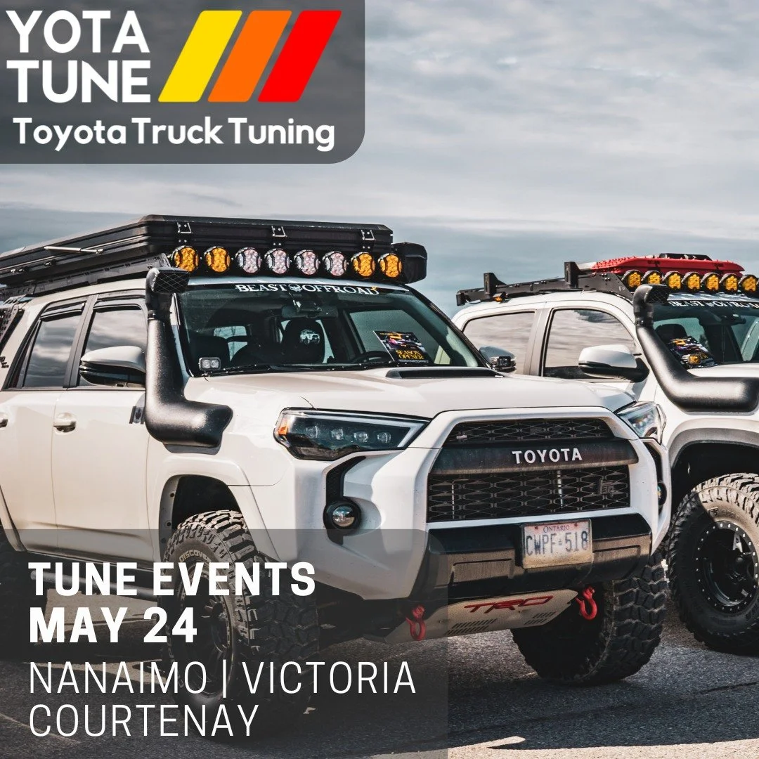 Get the your Toyota and Lexus tuned!

Book your tuning appointment today!
https://www.yotatune.com/book-a-tune-time

DM for details!

Supported Vehicles:
&bull; 2.4L Turbo - Tacoma⏐ 4Runner
&bull; 3.5L - Tacoma ⏐ Camry ⏐ Highlander
&bull; 2.7L - Taco