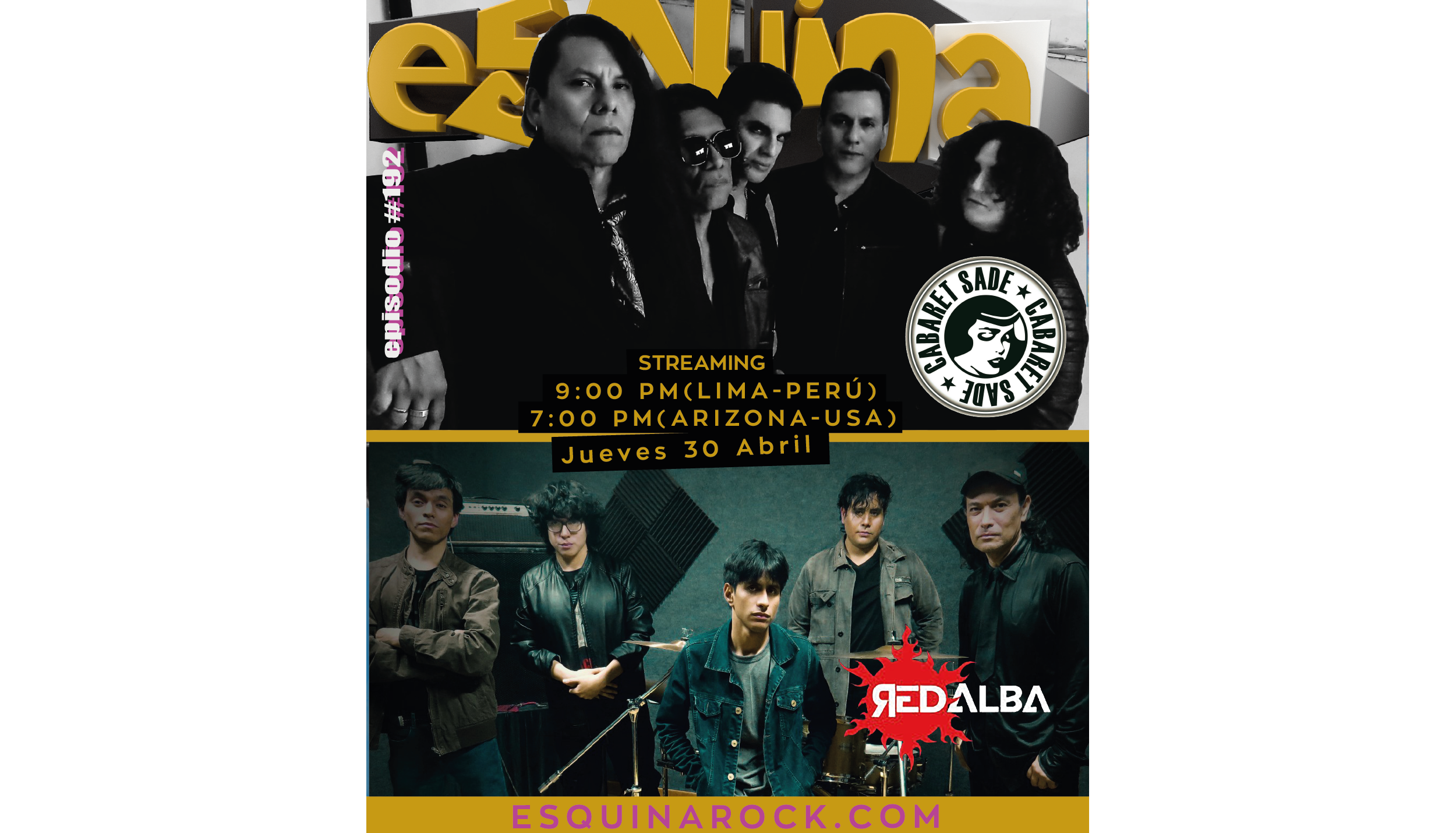 Cabaret Sade                   &amp;                             Redalba