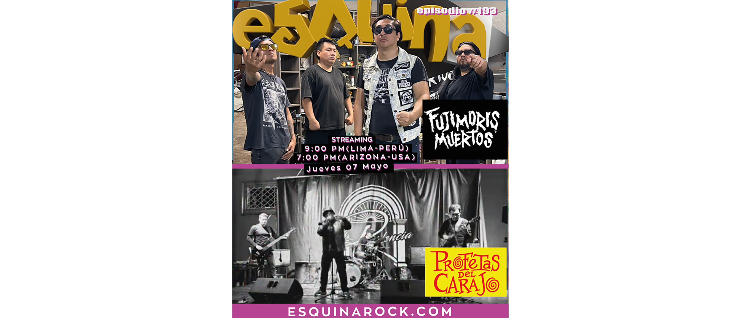 Fujimoris Muertos            &amp;                          Profetas del Carajo