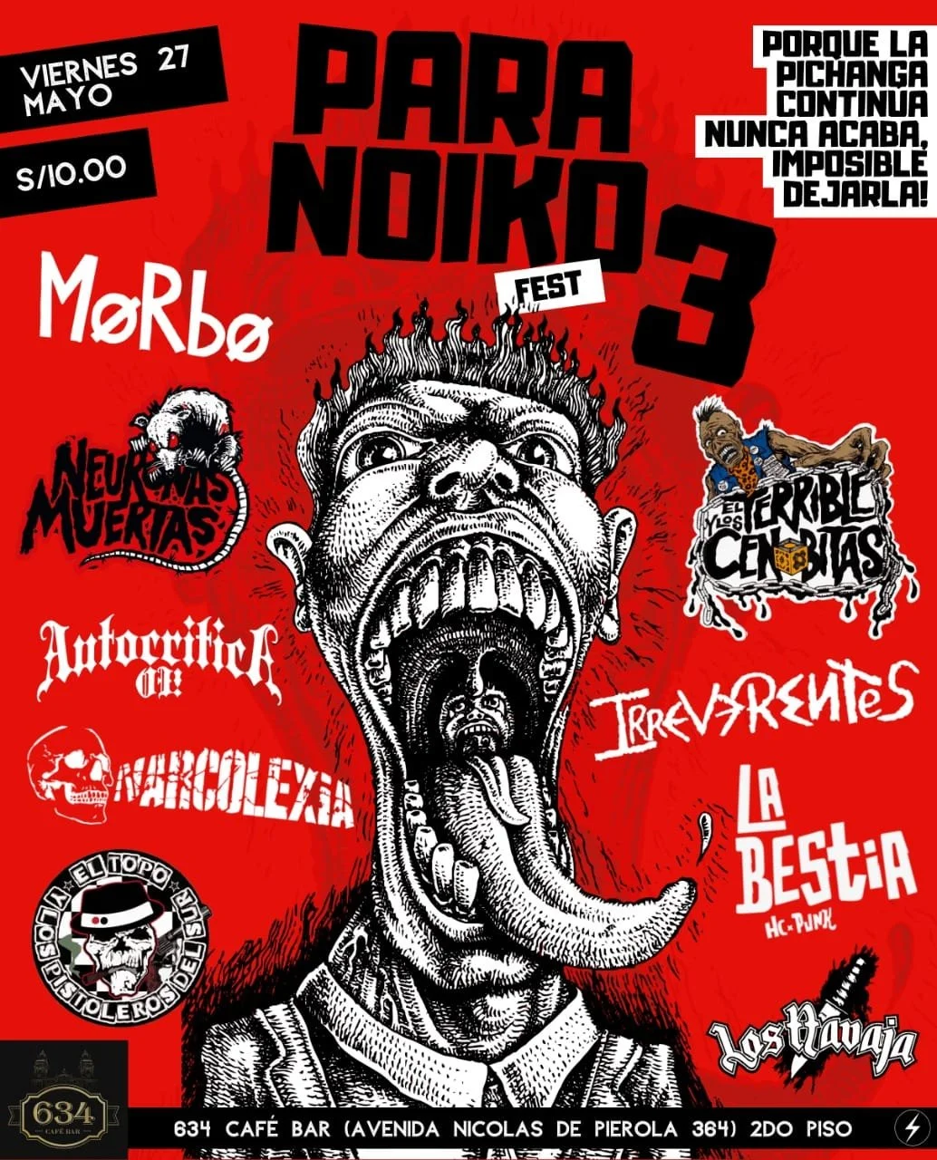 ¡AUTOCRÍTICA OI, IRREVERENTES Y MÁS EN EL PARANOIKO FEST 3!