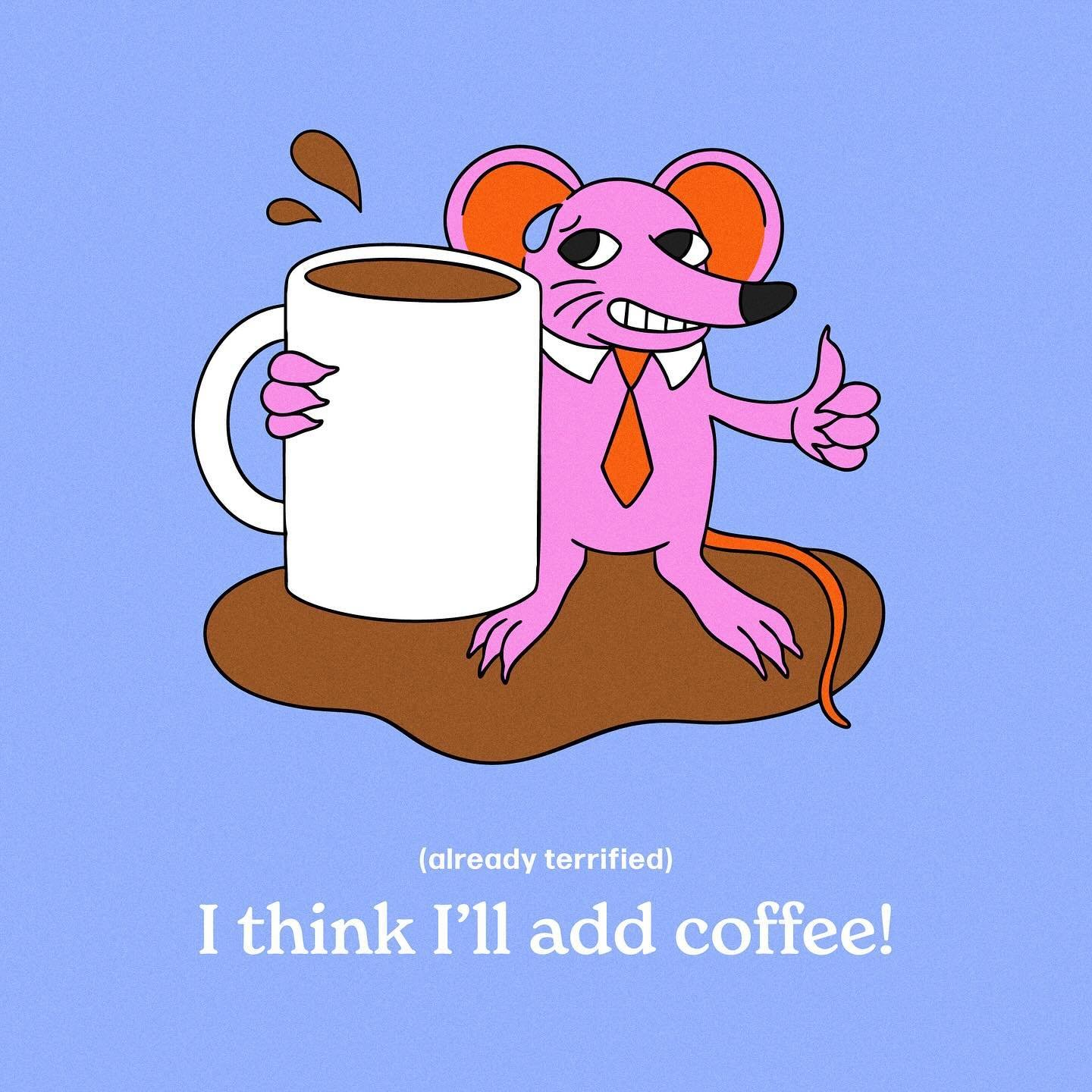 Insanity is doing the same thing over and over again and expecting different results 🤪☕️🗣️🧠

💡Pro tip: eating a meal before consuming caffeine drastically decreases the sensation of your skeleton trying to eject itself from your body 👍

#coffee 