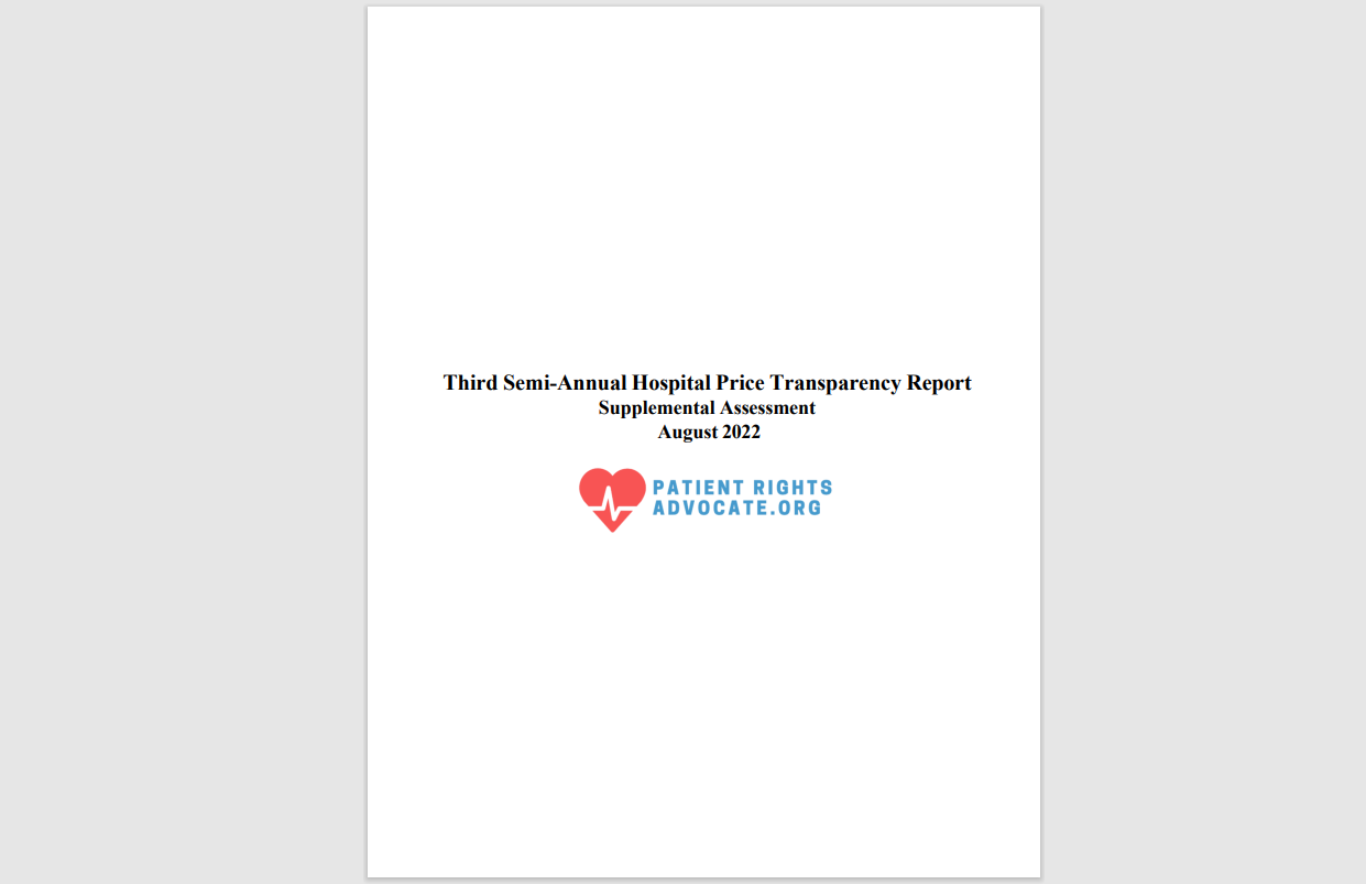 PRA releases supplemental hospital compliance assessment on two Pennsylvania hospitals.