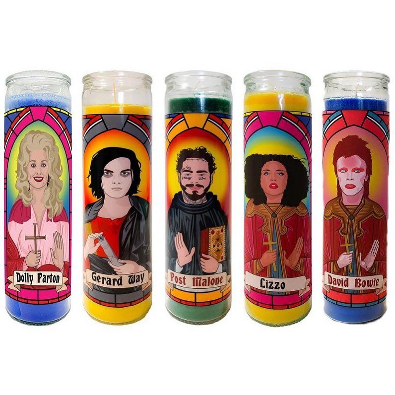 Featured Vendor: @wayward.saints ✨

Wayward Saints makes illustrated pop culture prayer candles and prints ✨ super fun additions to your home and to gift others ☺️

✨Free for all!
✨Bring your fam, your squad, your dog 🐶 
✨ 11-4PM JULY 17TH
&bull;
&b