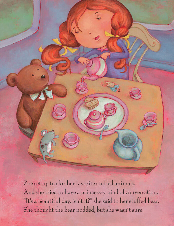 Pink Cupcake Magic book interior illustration