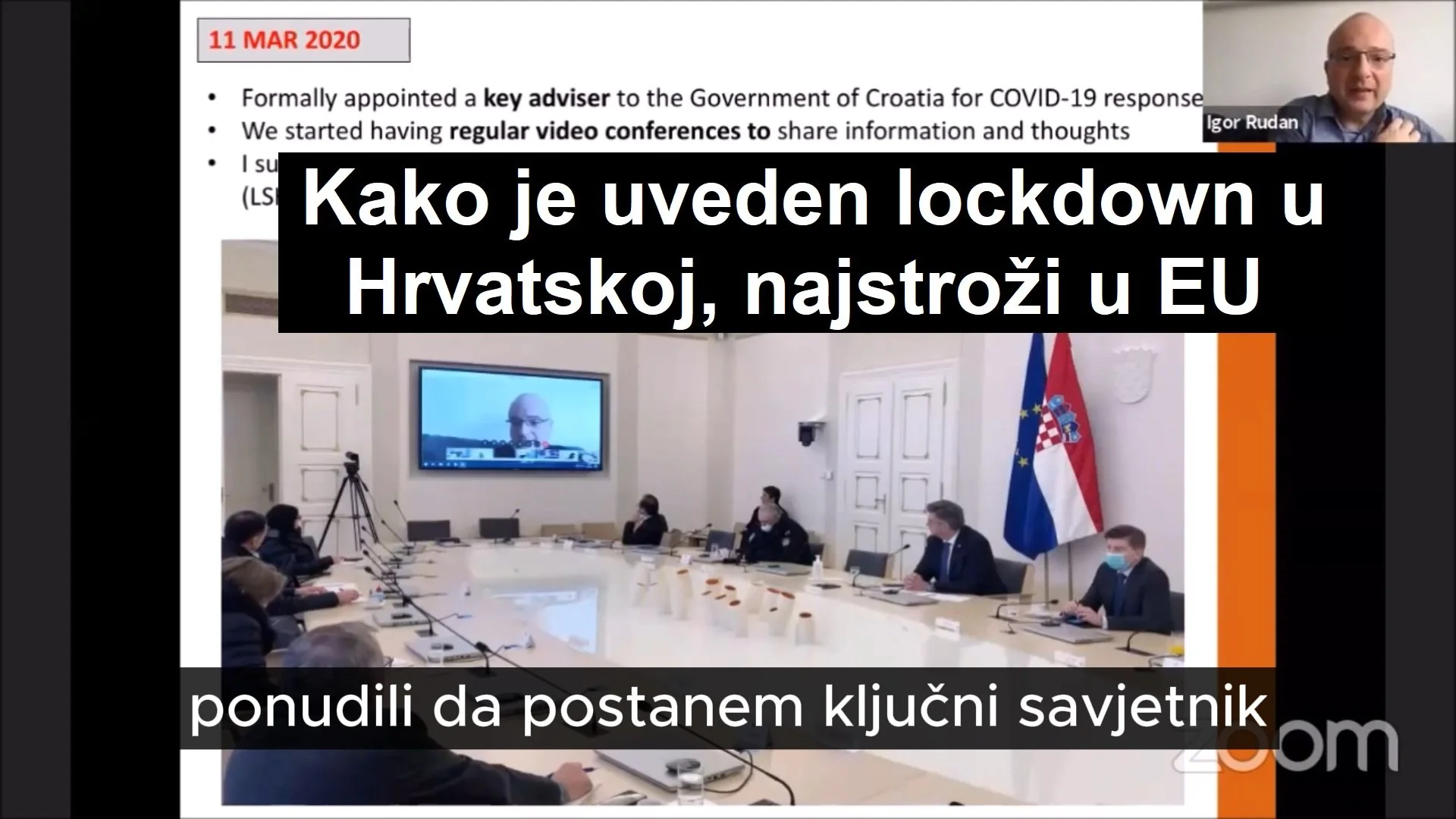 Najvažniji Povijesni dokument o lockdownu u Hrvatskoj