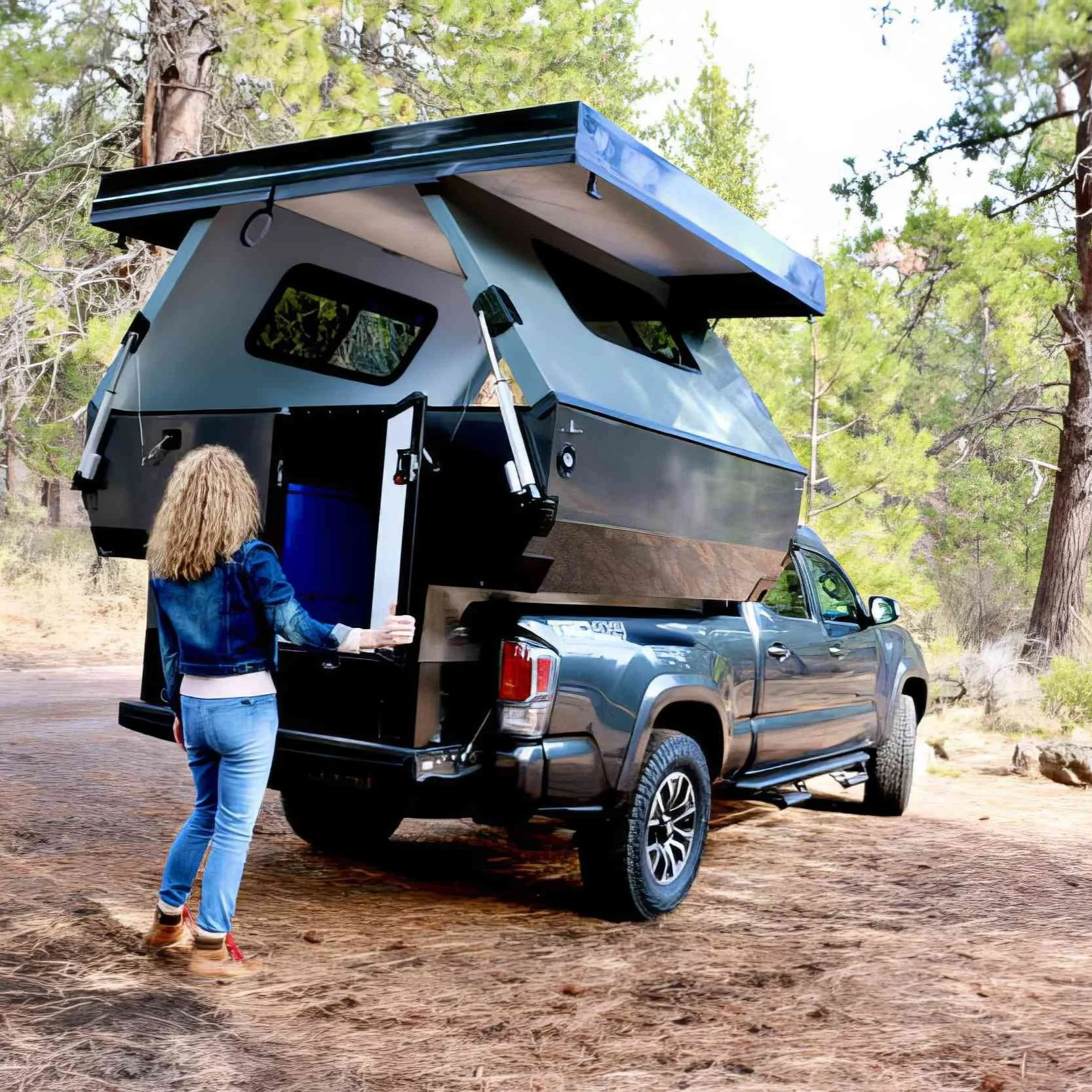 Homemade Popup Pickup Campers Truck Bed Pop Campers Durable