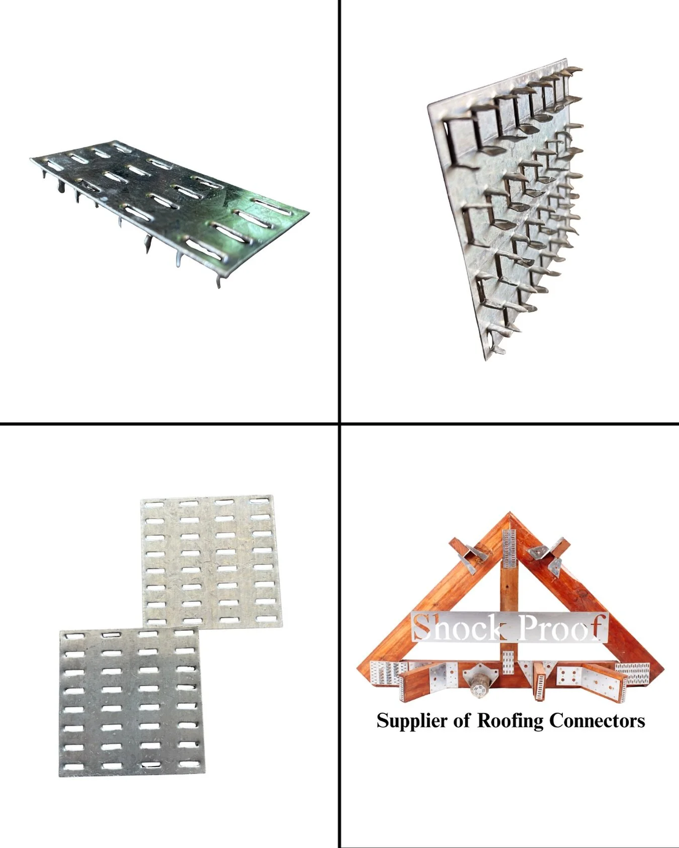 Application of Hardware Plates 🔩 Strength where it matters most.

These plates can also be used to build trusses in conjunction with engineer-approved drawings. One of the most common uses is site application connector plate for joining timbers. The