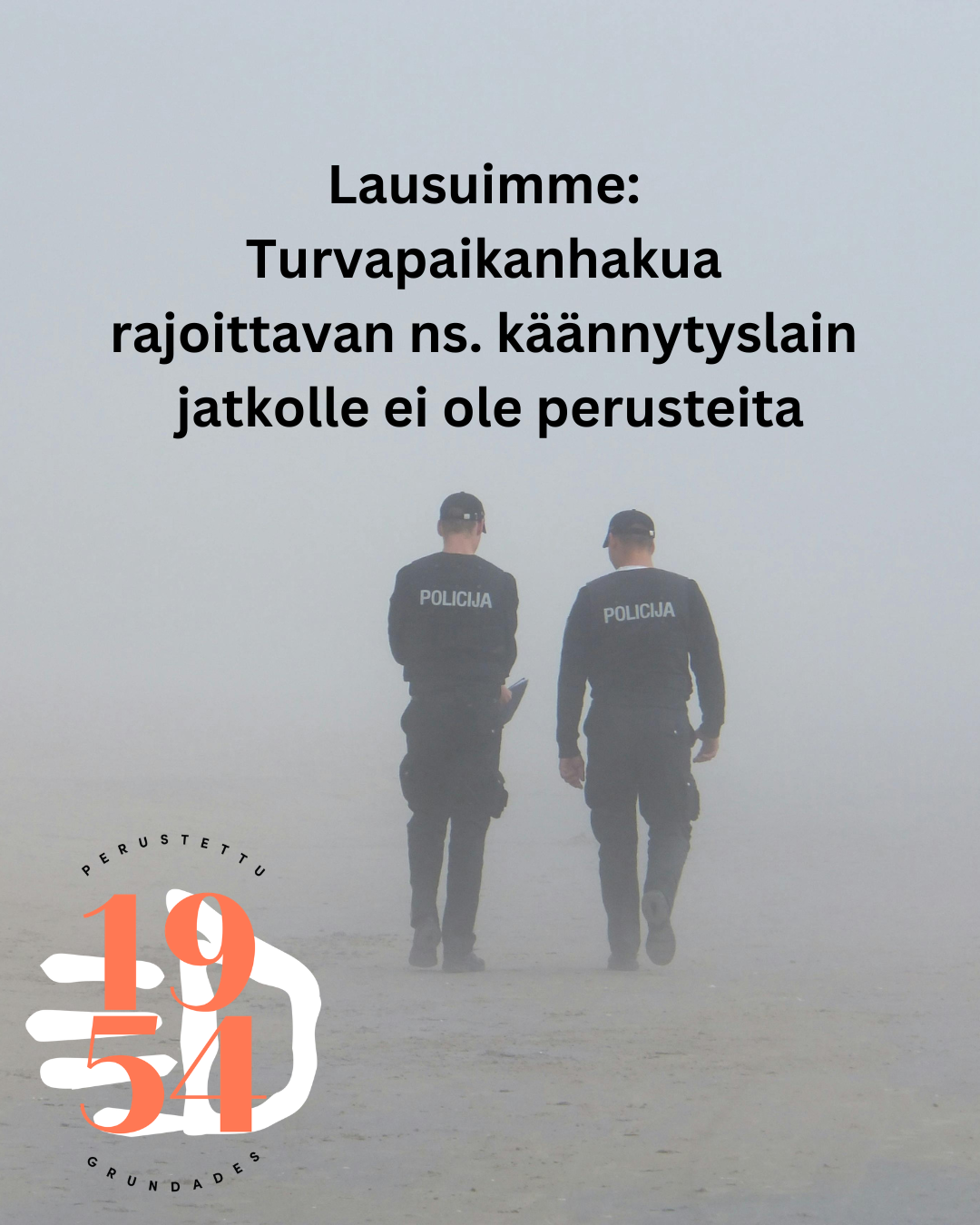 Demla ry:n lausunto hallituksen esitysluonnoksesta laiksi väliaikaisista toimenpiteistä välineellistetyn maahantulon torjumiseksi annetun lain 7 §:n muuttamisesta