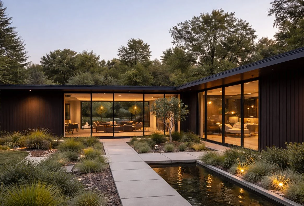 courtyard perspective of mid-century style house.jpg