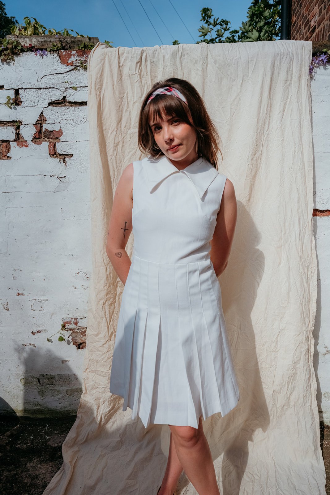 Vintage 70s Collared Dress