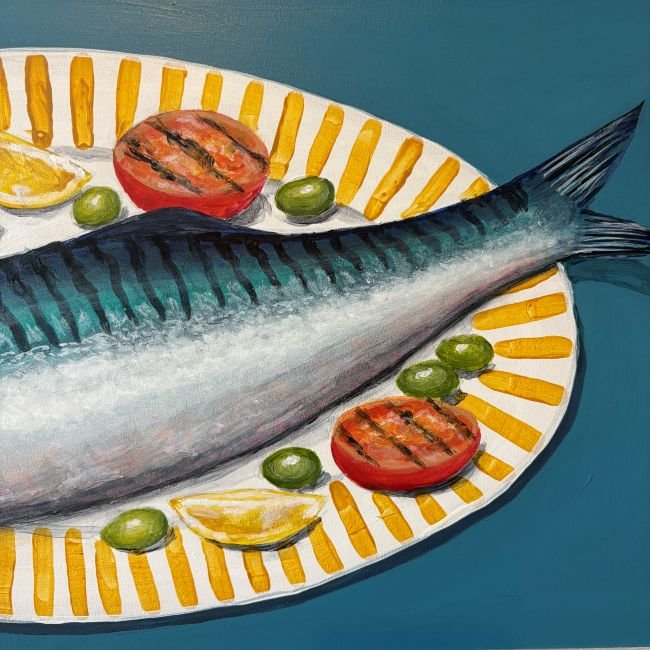 Fish platter with yellow stripes tail end low res.jpg