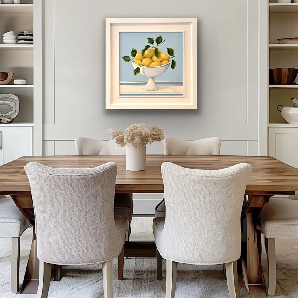 Lemons on Linen in situ 2.jpg