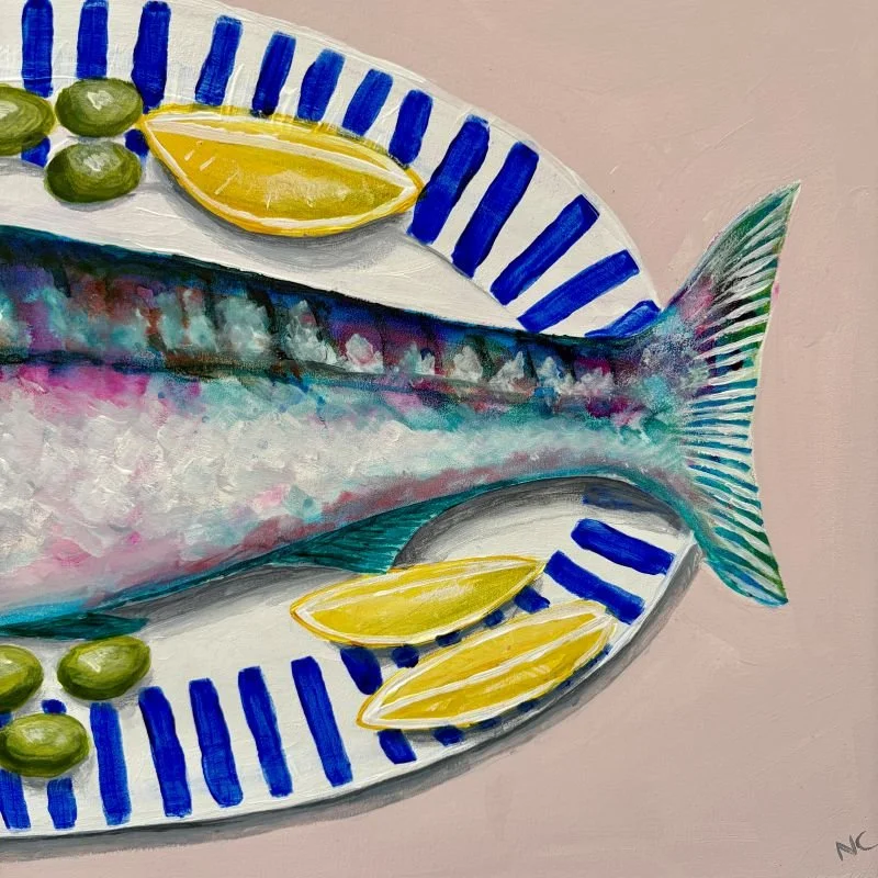 Fish Platter with olives and lemons framed right low res.jpg