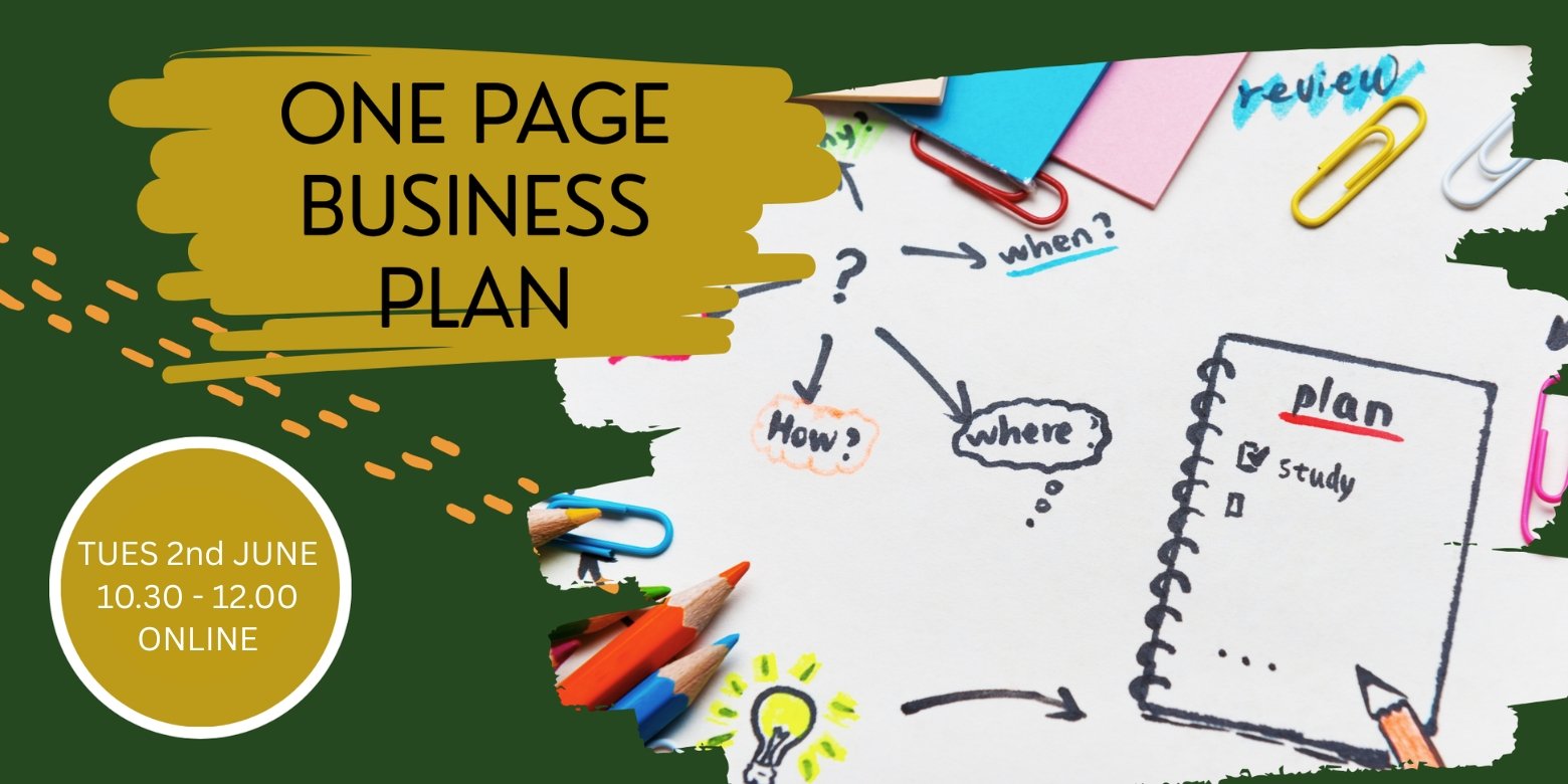 One Page Business Plan