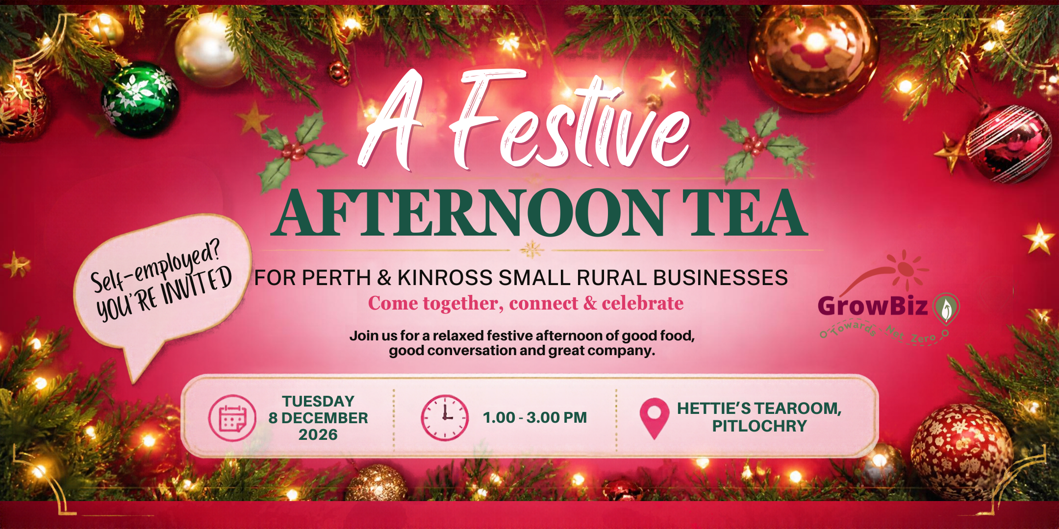 GrowBiz Christmas Afternoon Tea