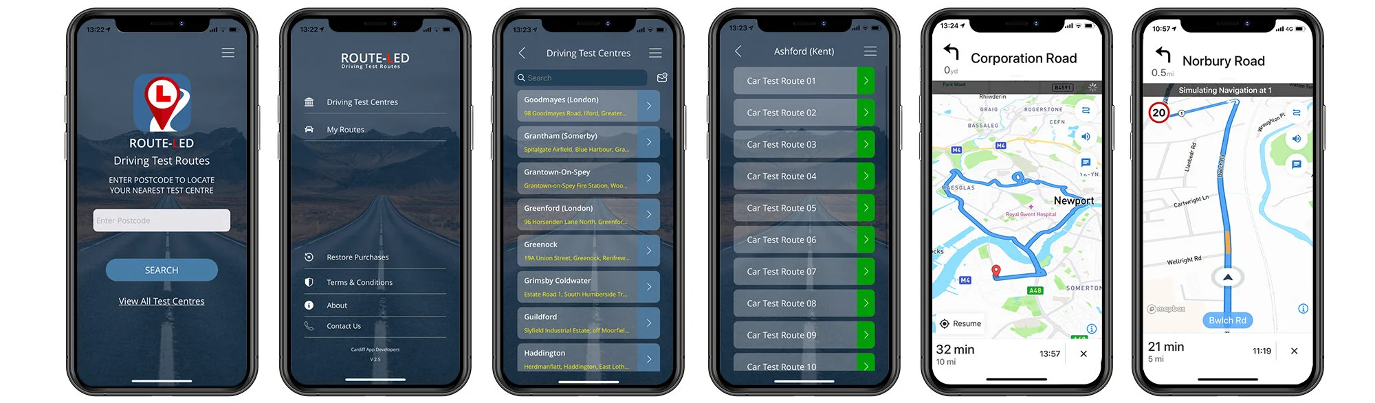 Driving Test Routes App