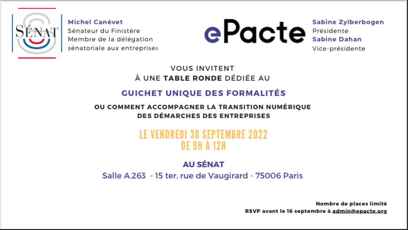 Table Ronde au Sénat 