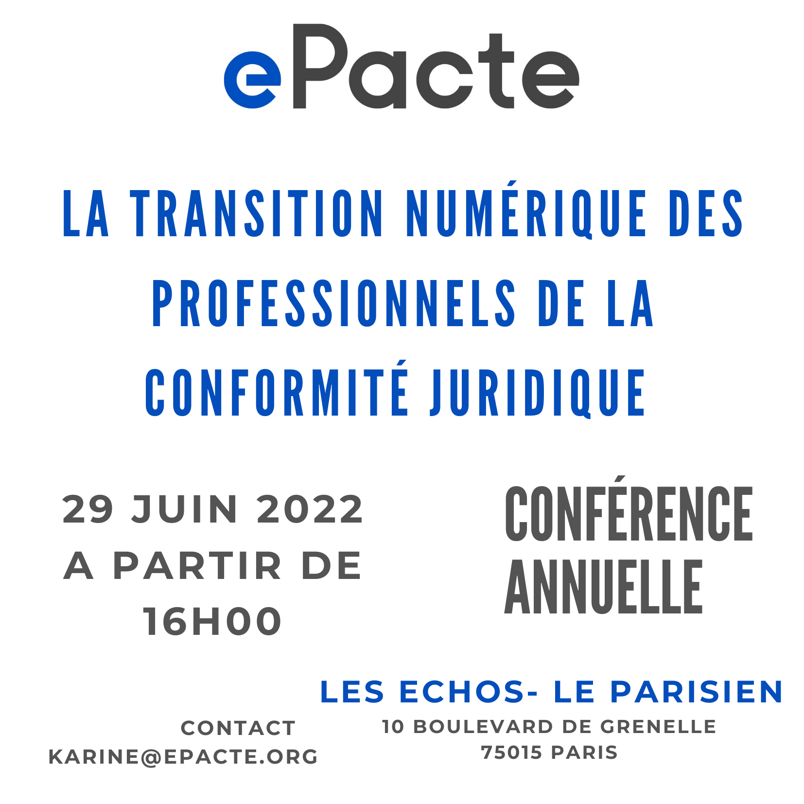 Retrouvez nos membres lors de nos évènements annuels