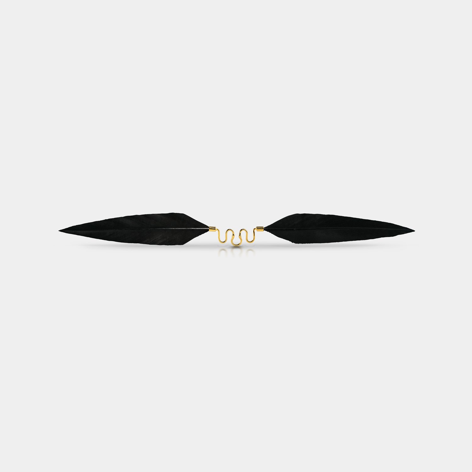 Horizontal Feather Nose Cuff