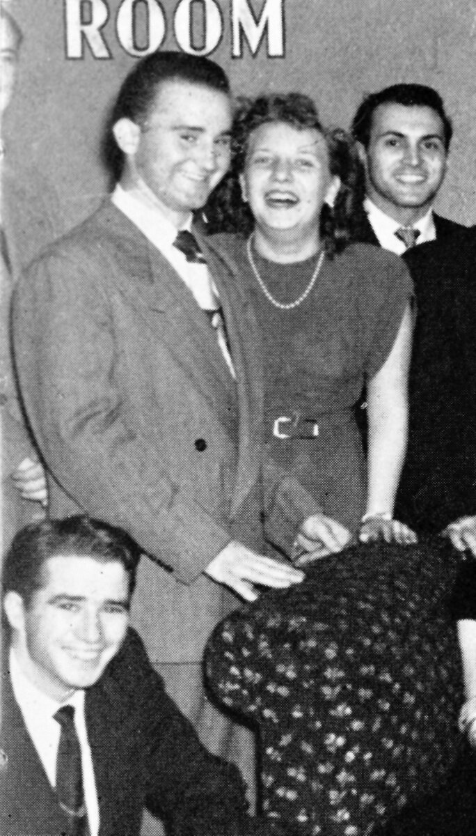 John and Nancy at the LaSalle Harvest Dance in 1949.